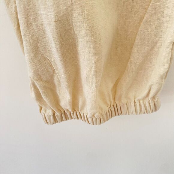 Aerie Lightweight Cargo Pants in Cream, Size: L - Picture 6 of 10